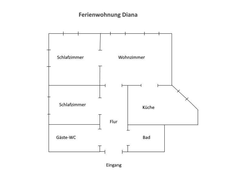 Ferienwohnung Diana Wilhelmshaven Eksteriør bilde